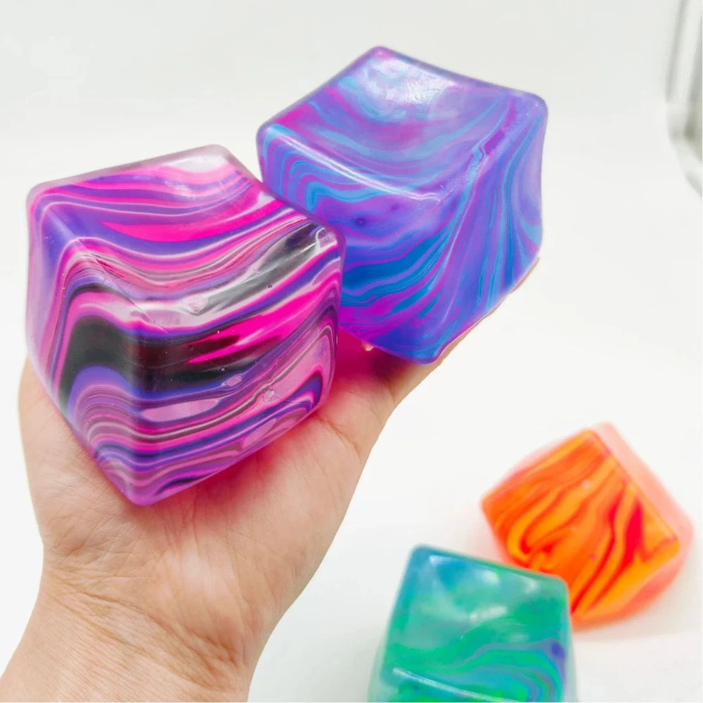 Needoh Sensory Stress Relief Toy Cube
