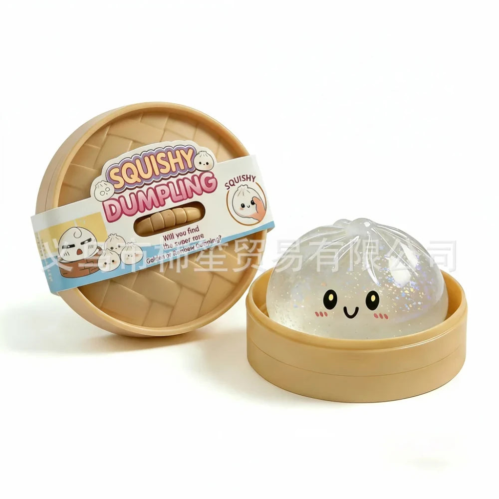 Glitter Dumpling Squishy Toy